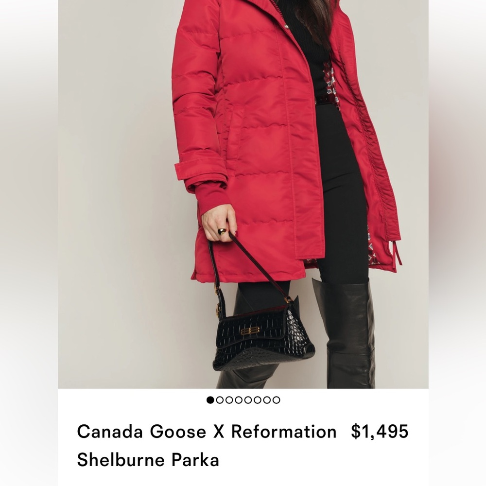 Canada Goose x Reformation parka jacket